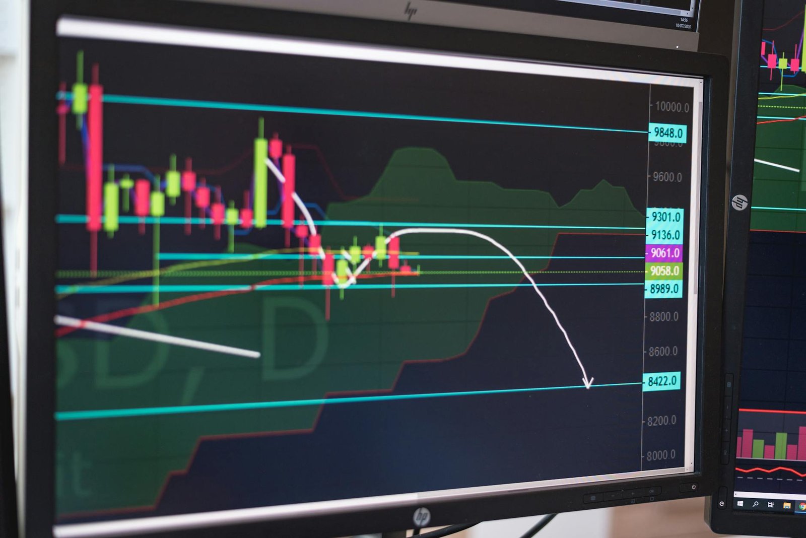 stock exchange trading floor — financial news