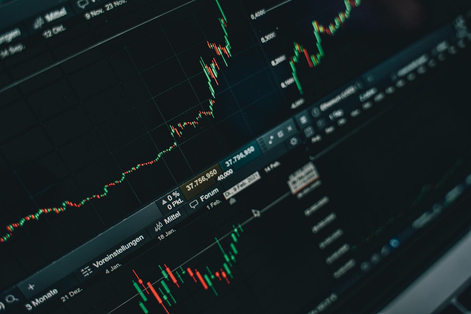 stock exchange trading floor — financial news