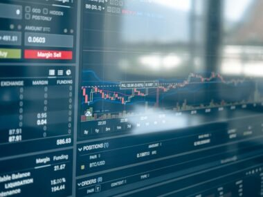stock exchange trading floor — financial news