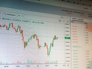 stock exchange trading floor — financial news
