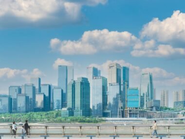 global financial district skyline — financial news