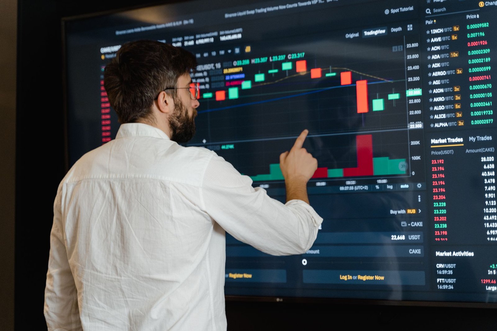 stock exchange floor — financial news