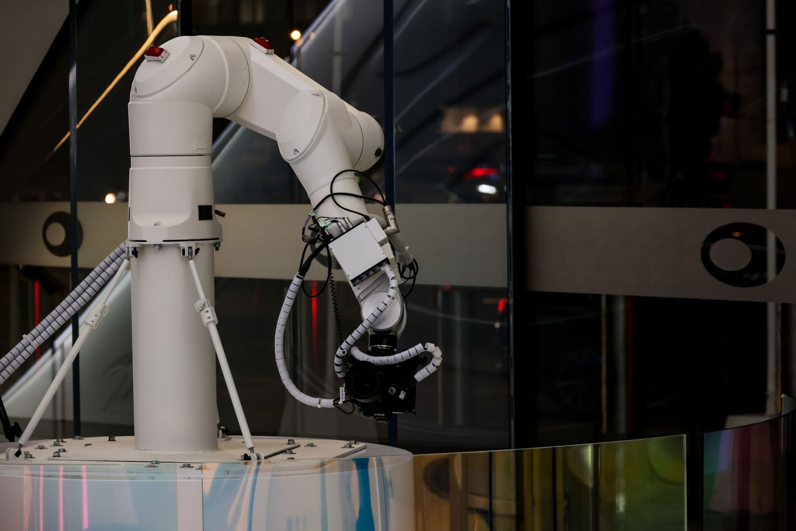 robot arm factory floor — financial news