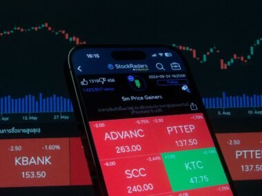 stock exchange trading floor — financial news