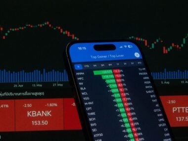 stock exchange trading floor — financial news