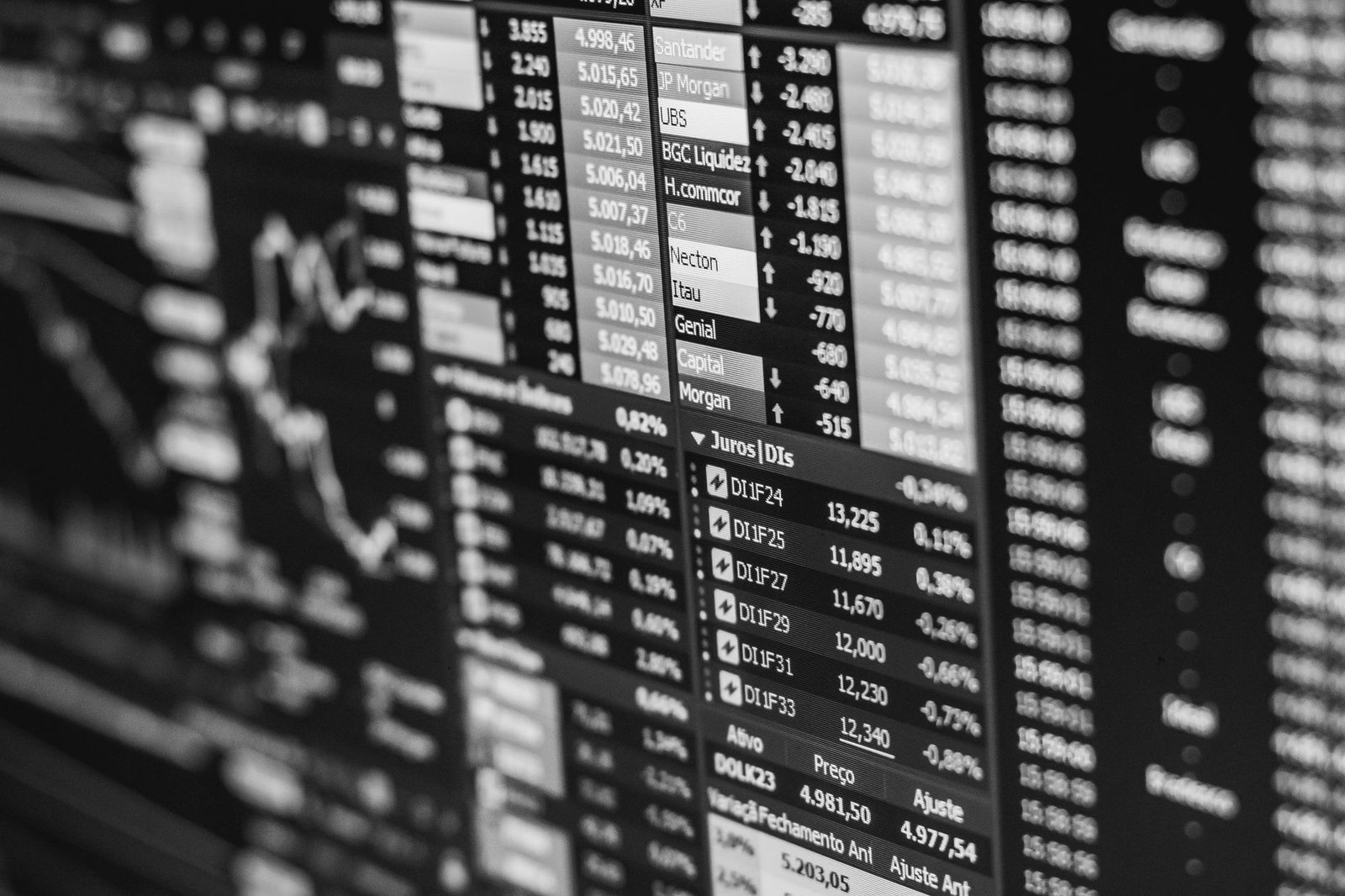 stock exchange trading floor — financial news
