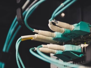 fiber optic cables server room — financial news