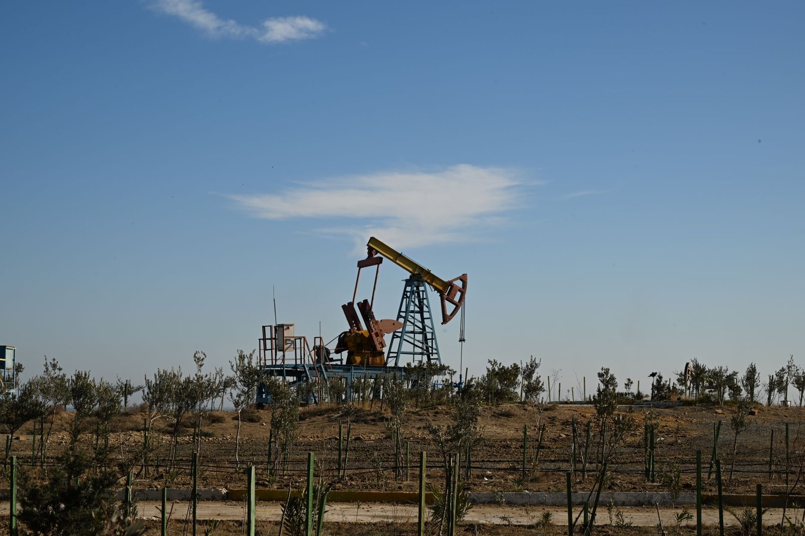 oil pump jack field — financial news