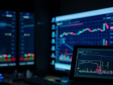 stock exchange floor — financial news