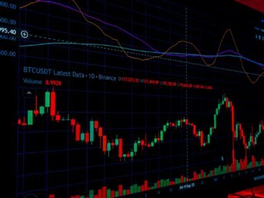 stock exchange trading floor — financial news