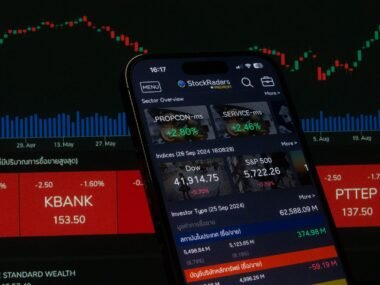 stock exchange trading floor — financial news