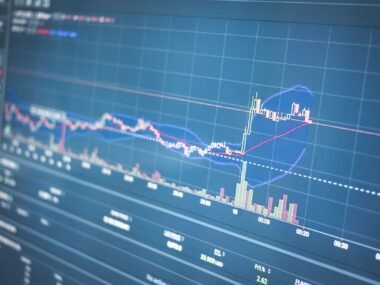 stock market screens — financial news