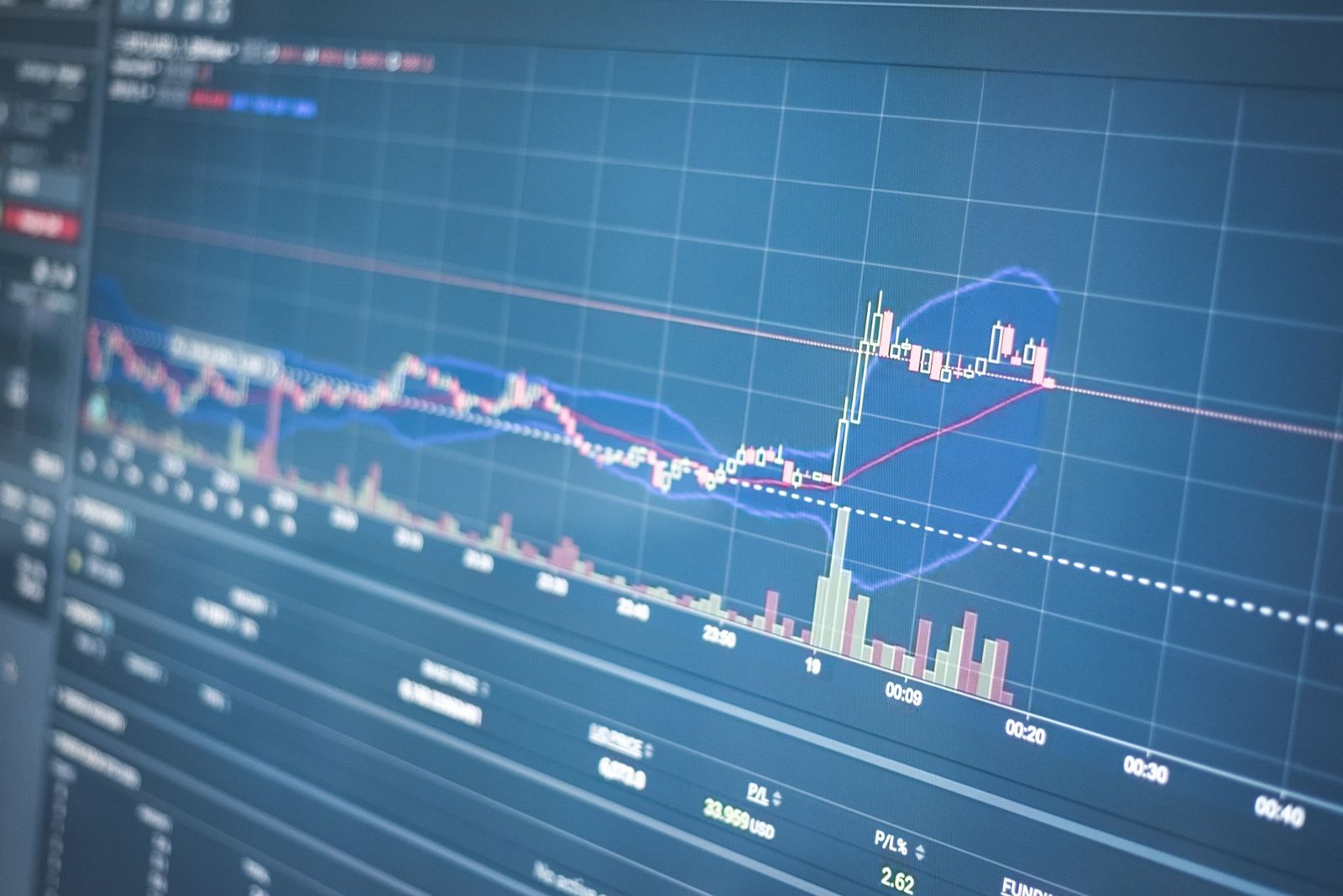 stock market screens — financial news