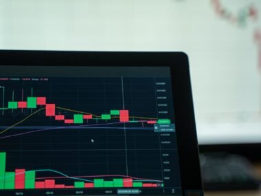 stock market screens — financial news