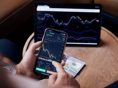 stock market screens — financial news