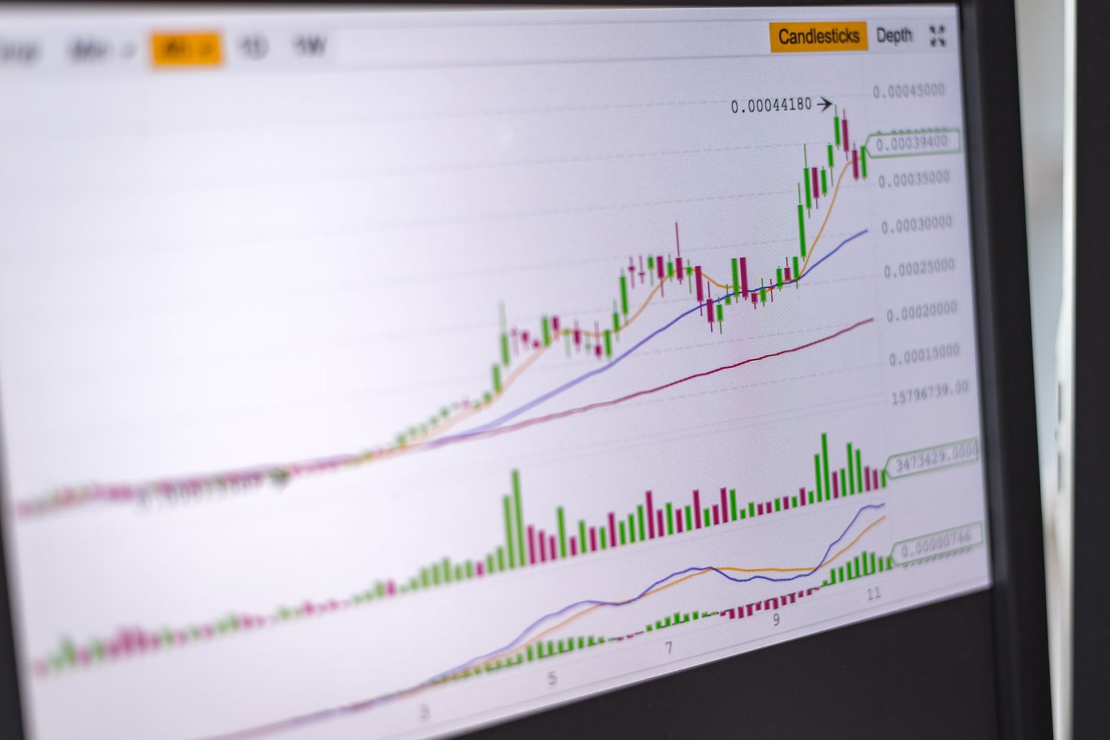stock market screens — financial news