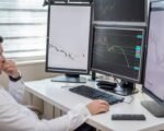 stock market screens — financial news