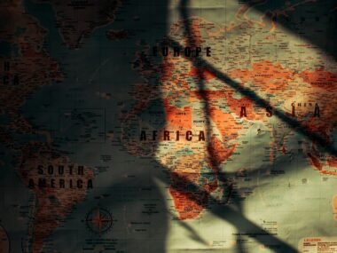 world map trading screens — financial news