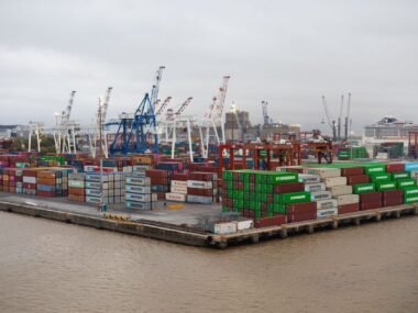 cargo shipping containers port — financial news