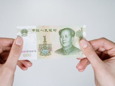 chinese yuan banknotes — financial news