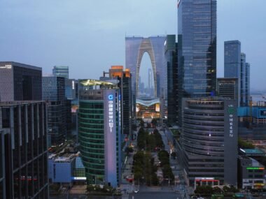 emerging market city financial district — financial news