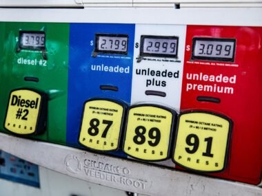 gas station pump prices — financial news