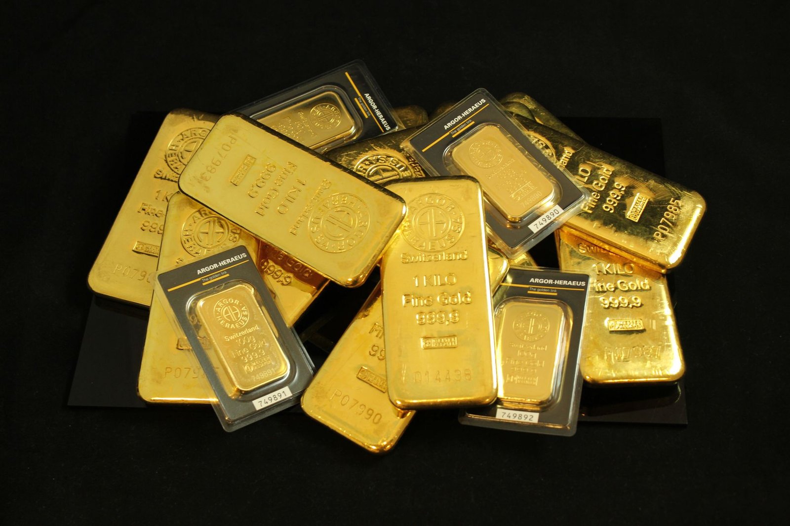gold bars stacked — financial news