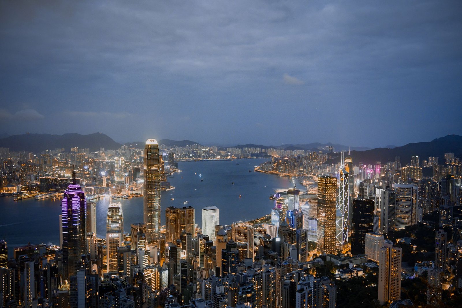 hong kong financial district skyline — financial news
