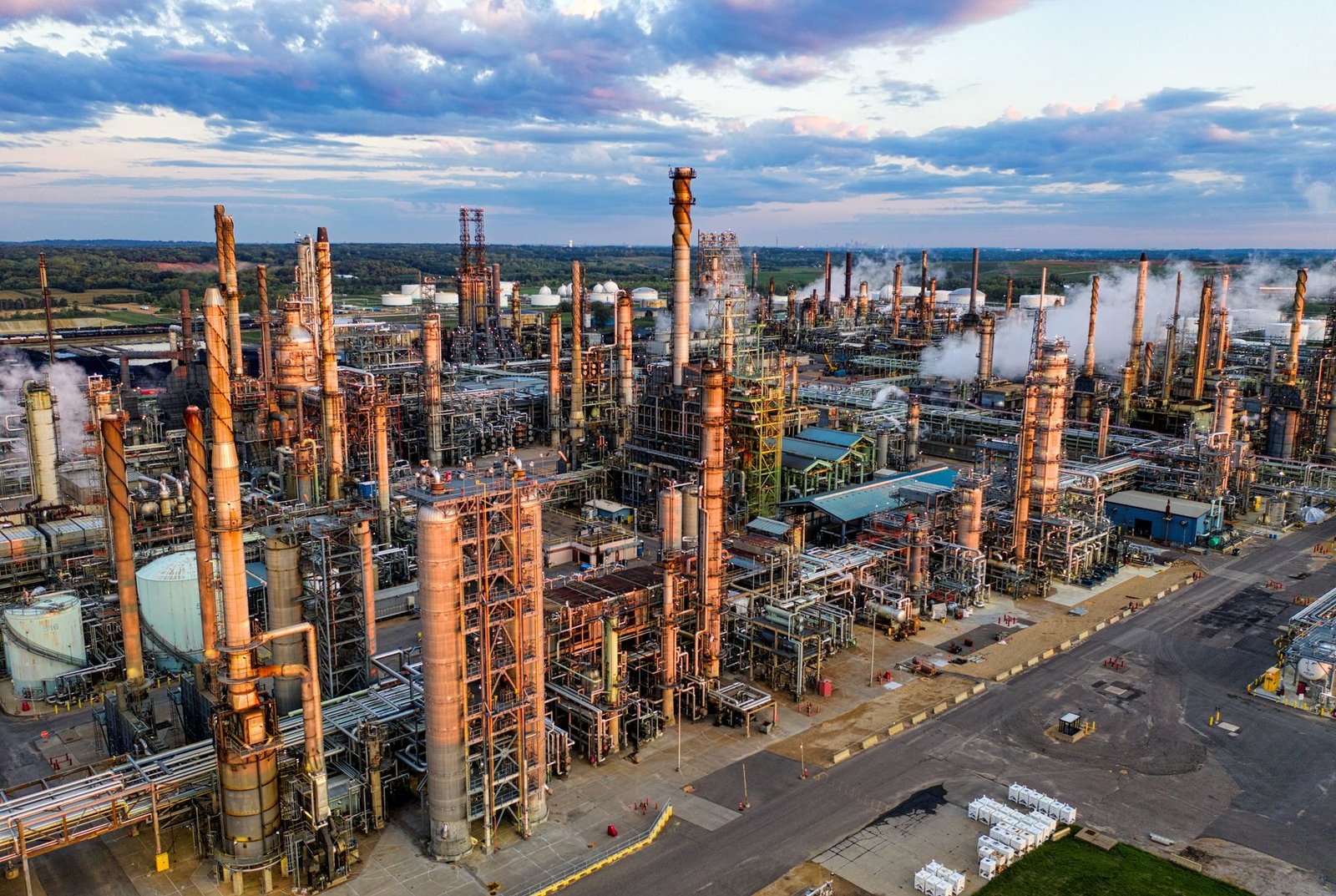 oil refinery industrial — financial news