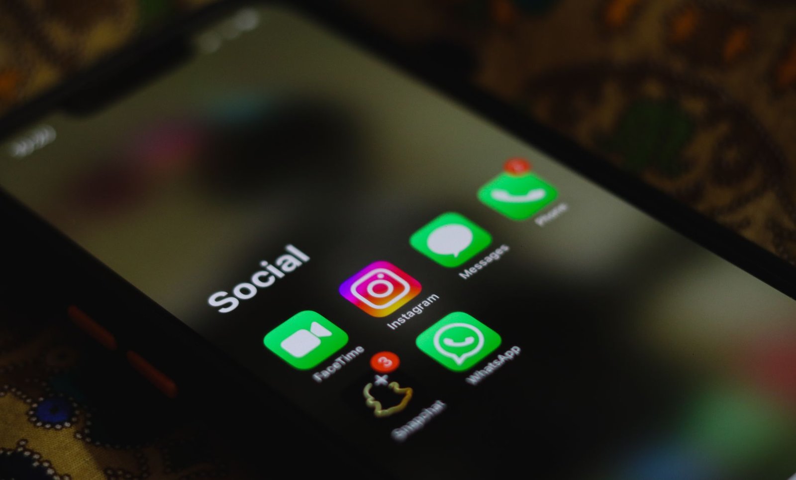 smartphone app screen — financial news