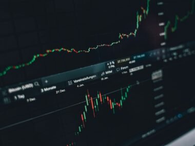stock market screens — financial news