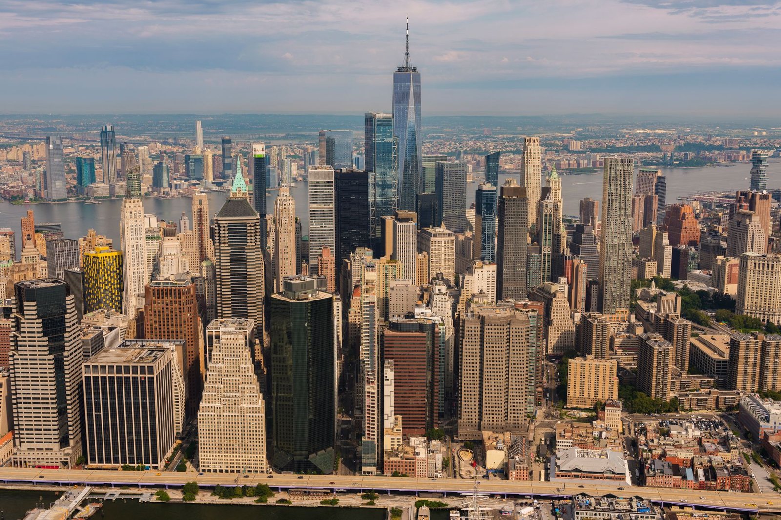 world financial district skyline — financial news