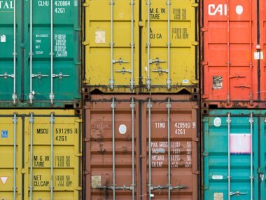 world trade cargo shipping containers — financial news