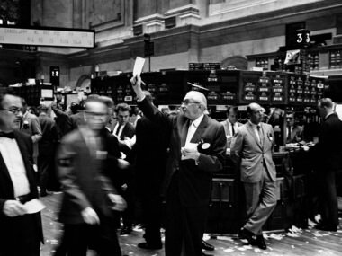 stock exchange floor — financial news