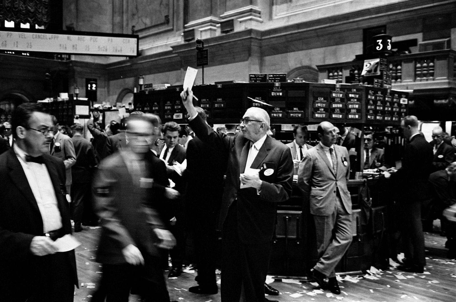 stock exchange floor — financial news
